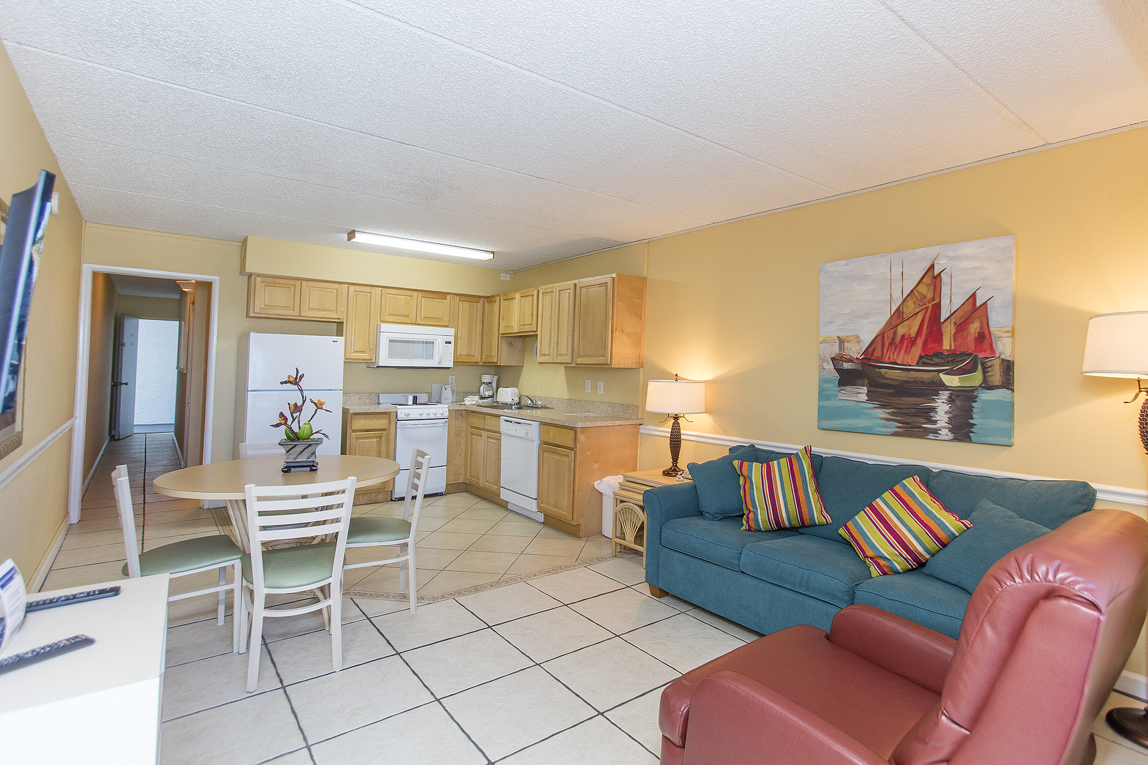 LIVING AND DINING AREA